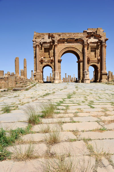 Roman Road and Trajan's Arch