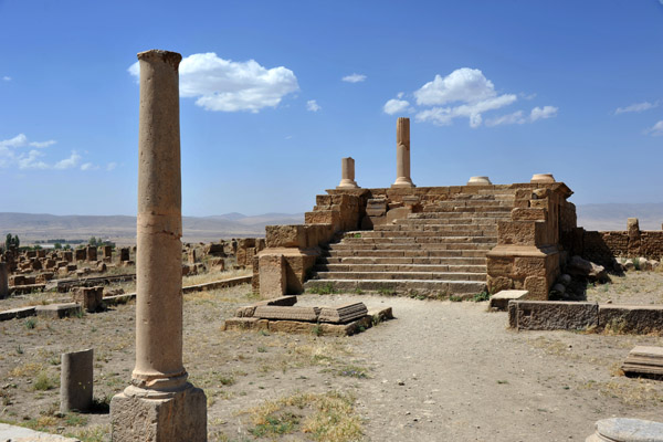 The western temple's remains are really just a grand stone staircase