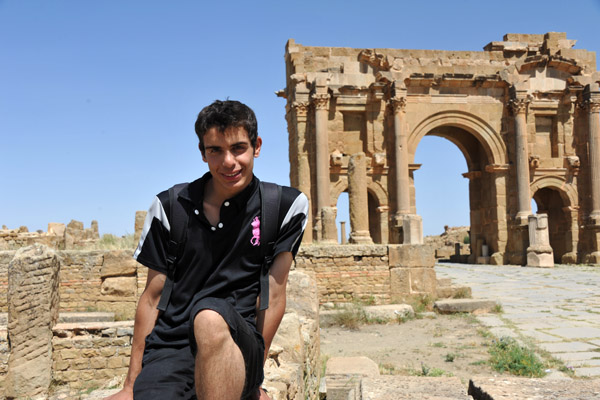 Zackaria with Trajan's Arch