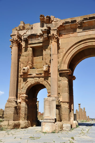 Northwest half of Trajan's Arch
