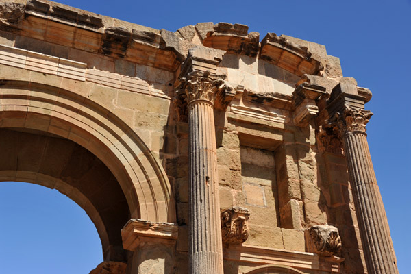 Detail of Trajan's Arch, Timgad