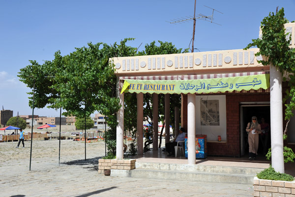 Caf outside the entrance to the Timgad Archeological Site