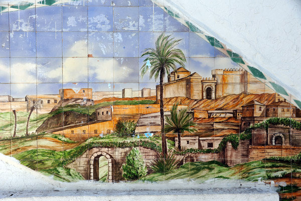 Tile artwork, Place de la Grande Poste