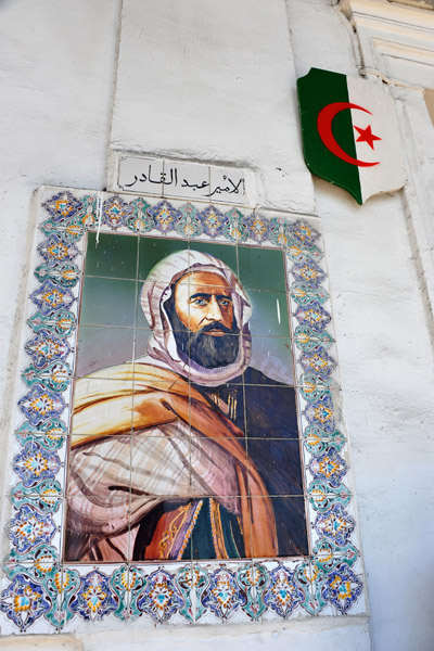 Emir Abdelkader in tiles, Casbah Municipality