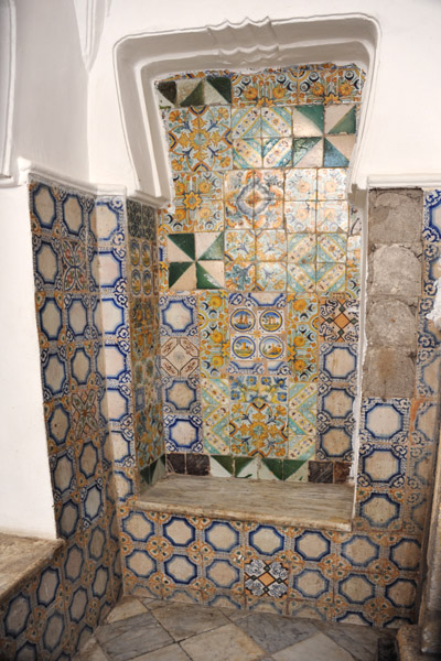 Tilework of a traditional house in the Casbah