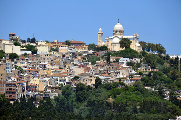 High on a hilltop on the north side of Algiers, the Basilica of Our Lady of Africa