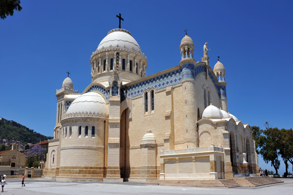 Notre-Dame d'Afrique was constructed 1858-1872 in the Neo-Byzantine style
