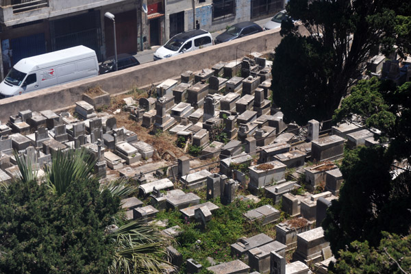 From afar, the Cemetery of Saint-Eugne looks orderly and cared for