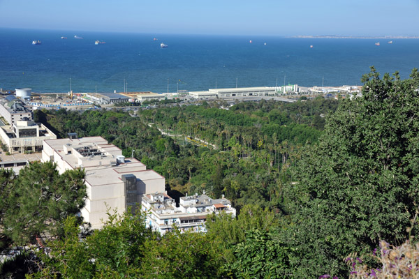 View of the Jardin d'Essai from the Martyr's Memorial