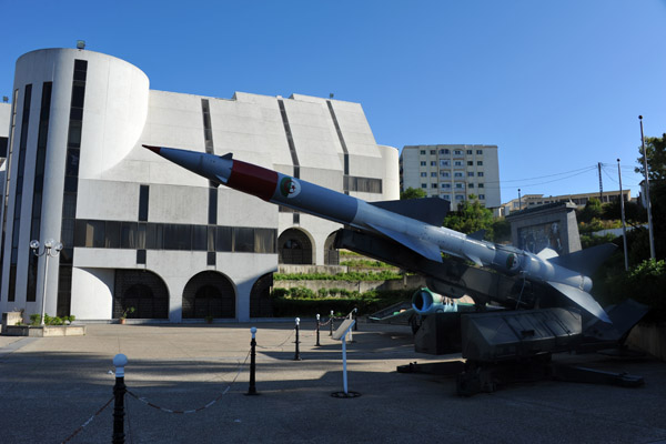Army Museum with a Russian SA-75 missile, Algiers