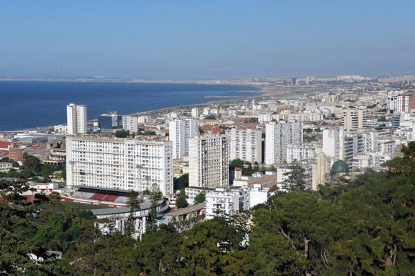 View to the east from the Martyr Memorial cable car