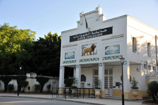Entrance to the Algiers Zoo, part of the Jardin d'Essai