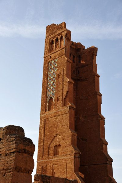 Side quarter view, Minaret of Mansourah