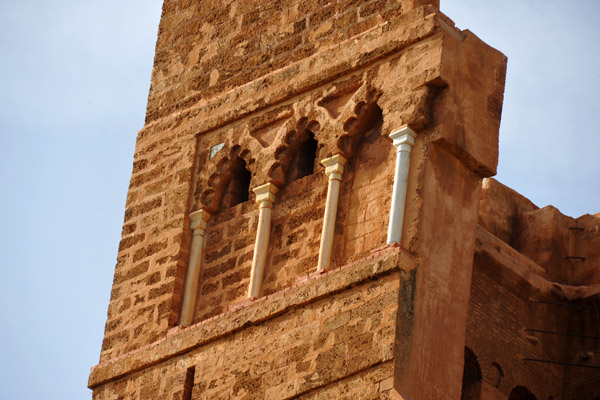Arches on the southern face of the Minaret of Mansourah