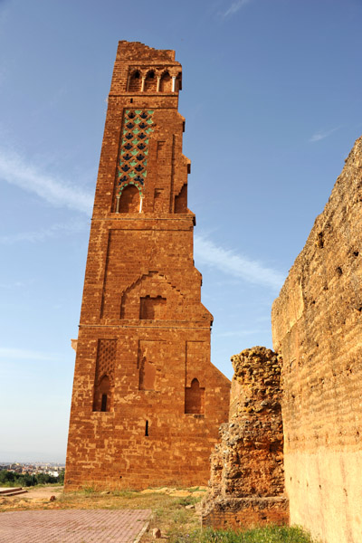 Side view, Minaret of Mansourah