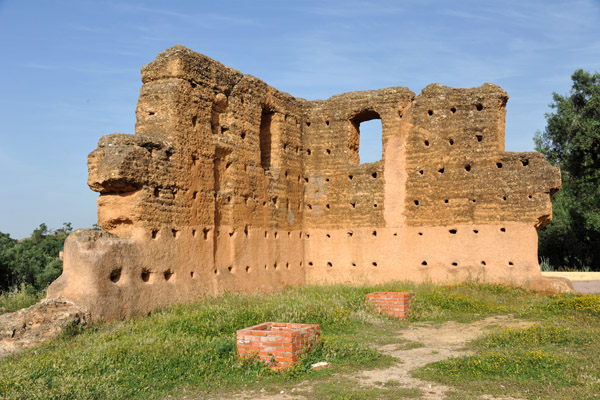 Corner of the ruined Mosque of Mansourah