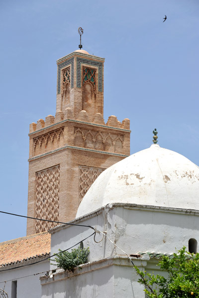 Minaret and dome of the Grand Mosque