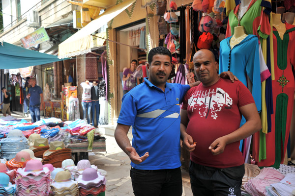 Algerian men in the market, Tlemcen