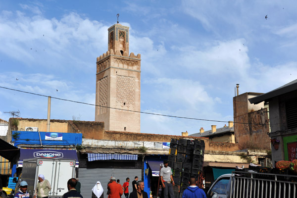 Minaret of the Grand Mosque from the market district, Tlemcen