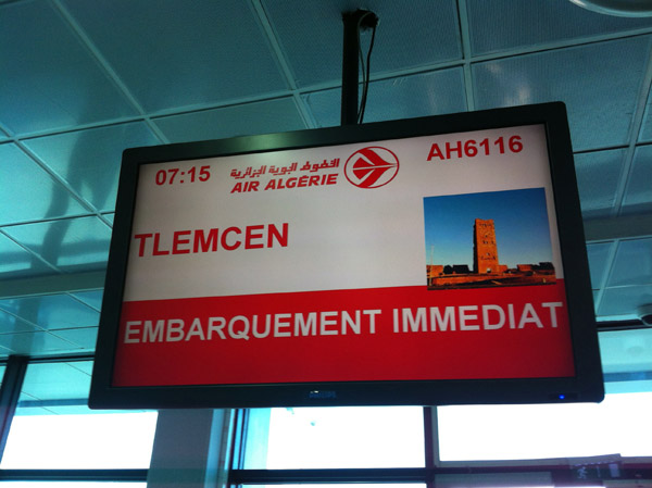 It's a short flight from Algiers to the city of Tlemcen, located in the west of Algeria
