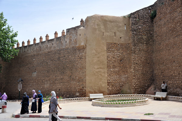 Northern wall of the Mechouar, built around 1145 on the site of the camp of Youssef ben Tachfine