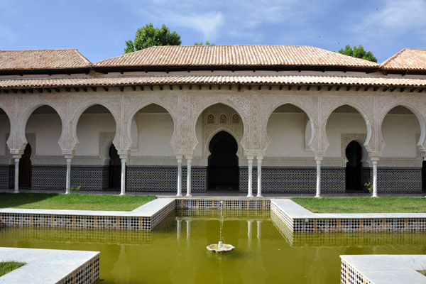 The central fountain of Mechouar Palace