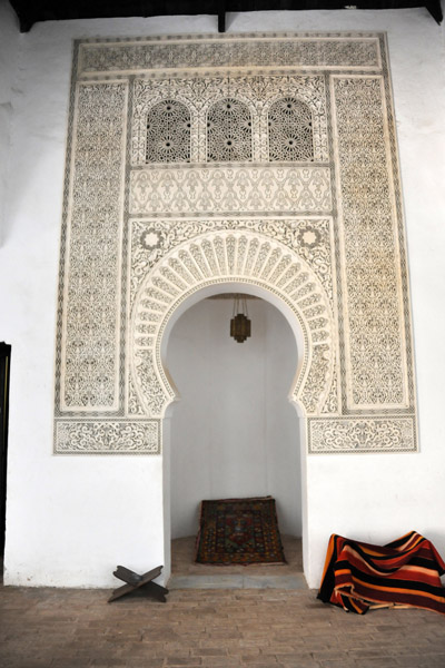 Qibla of the Mechouar Mosque in the form of a Moorish keyhole arch