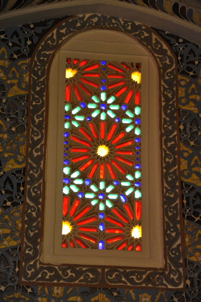 Stained glass window, Tomb of Abu Madyan