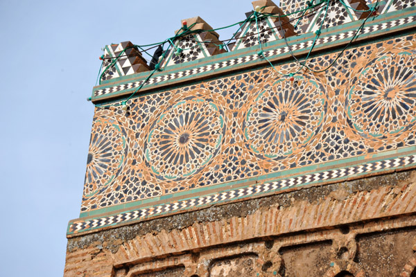 Detail of the Minaret of Sidi Boumediene
