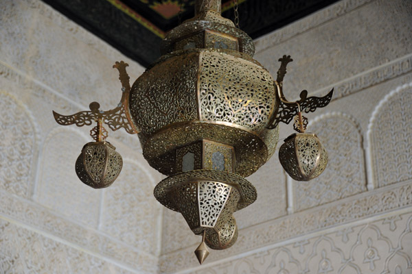Ornate lamp, Medrasa of Sidi Boumediene