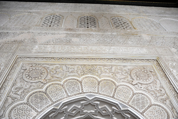 Detail of the decoration of the Medrasa of Sidi Boumediene