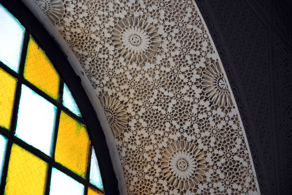 Decoration and colored windows, Medrasa of Sidi Boumediene
