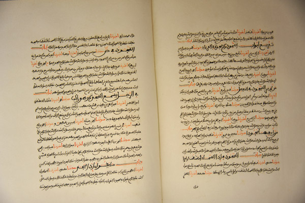 Arabic text, Medrasa of Sidi Boumediene