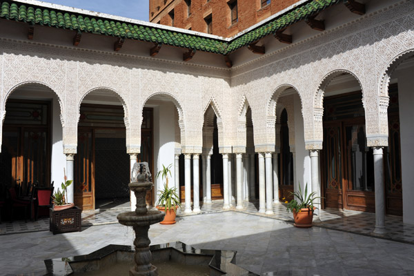 Courtard at Htel Les Zianides, reminiscent of the Cour des Lons of the Alhambra