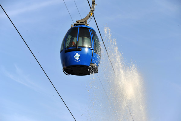 The Télépérique was inaugurated in 2009 and runs 1700m via a mid station