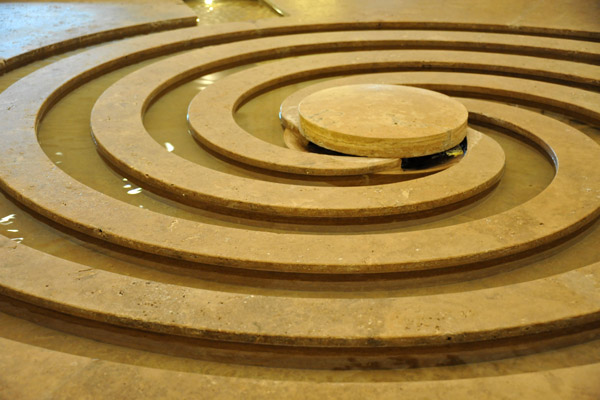 Lobby fountain at the Renaissance Hotel, Tlemcen