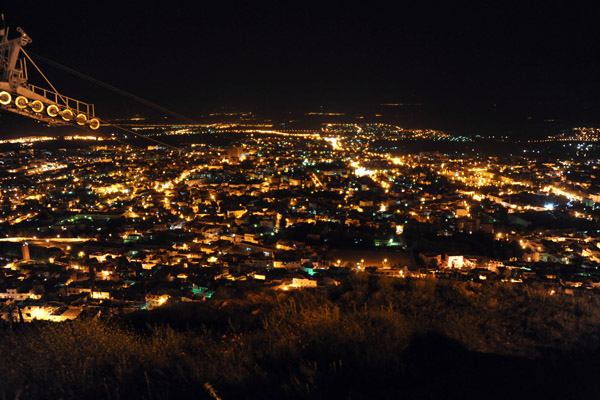 Night view of Tlemcen from Plateau Lalla Setti