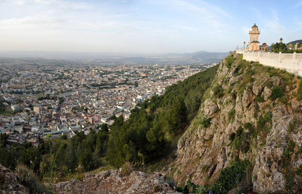 Panoramic view of Tlemcen and the cliffs of Lalla Setti