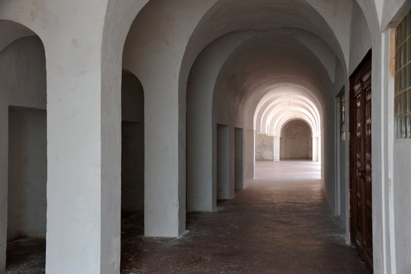 Passageway leading from the chapel to the courtyard