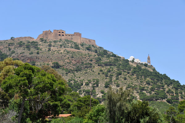 Jebel Murdjadjo with the Fort and Church of Santa Cruz