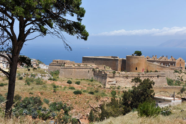 Old fort on the west side of Oran at the base of Jebel Murdjadjo