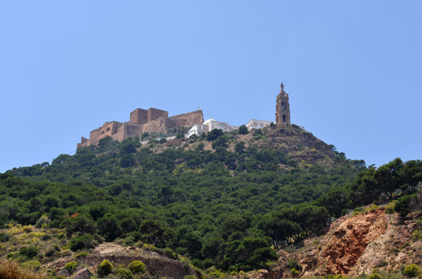Jebel Murdjadjo with the Fort and Church of Santa Cruz