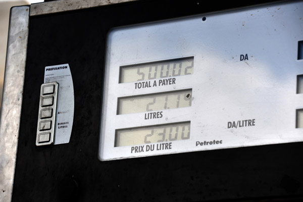 Gas in Algeria - dirt cheap