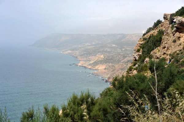 The Mediterranean coast looking east from Oran