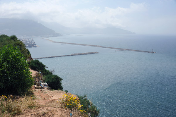 Cliffs east of the Port of Oran