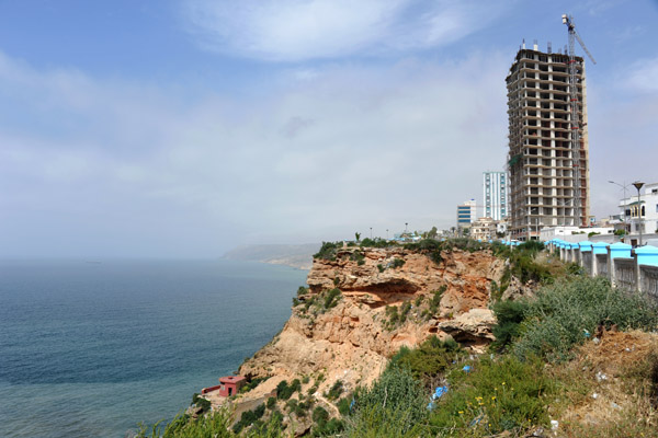 Cliffs of Oran to the east of the port