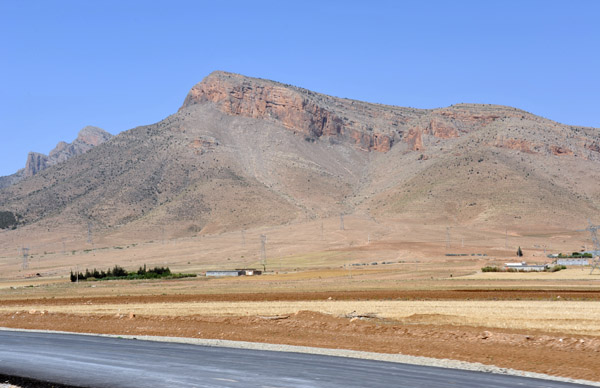 Mountains south of Ain M'lila along the N3