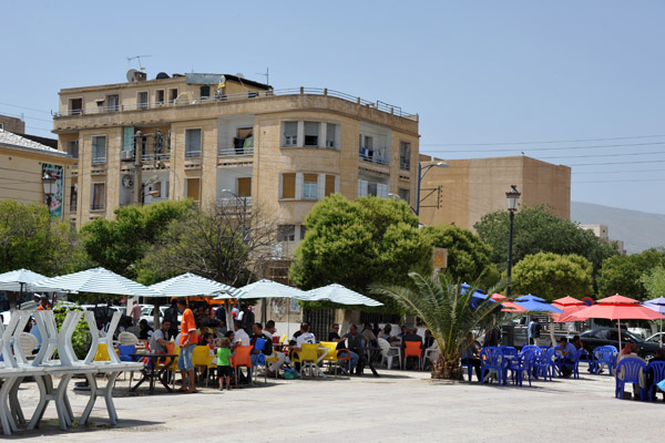 Cafs on the main square of Batna