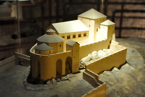 Model of the medieval castle, Vianden