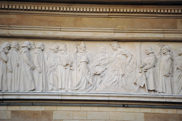 Frieze on the Cercle Cit Palace, Luxembourg